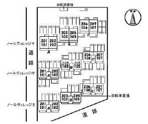 ノースヴェレッジⅣ　C棟の物件外観写真